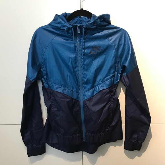 Nike Blue Wind Breaker Jacket - Picture 2 of 10